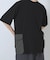 サイドポケットキリカエクルーネックTシャツ