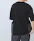 サイドポケットキリカエクルーネックTシャツ