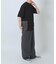 サイドポケットキリカエクルーネックTシャツ