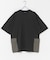 サイドポケットキリカエクルーネックTシャツ