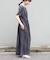 『イージーケア／接触冷感／UVカット』SMOOTH LINEN TOUCH ワンピース