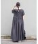『イージーケア／接触冷感／UVカット』SMOOTH LINEN TOUCH ワンピース