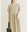 『イージーケア／接触冷感／UVカット』SMOOTH LINEN TOUCH ワンピース