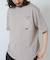 チェストポケットキリカエクルーネックTシャツ
