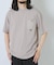 チェストポケットキリカエクルーネックTシャツ