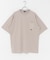 チェストポケットキリカエクルーネックTシャツ
