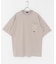 チェストポケットキリカエクルーネックTシャツ