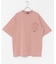 チェストポケットキリカエクルーネックTシャツ