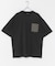 チェストポケットキリカエクルーネックTシャツ
