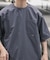 『接触冷感／撥水／イージーケア／UVカット』タスランナイロンクルーネックドロストTシャツ