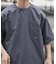 『接触冷感／撥水／イージーケア／UVカット』タスランナイロンクルーネックドロストTシャツ