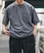 『接触冷感／撥水／イージーケア／UVカット』タスランナイロンクルーネックドロストTシャツ