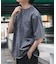 『接触冷感／撥水／イージーケア／UVカット』タスランナイロンクルーネックドロストTシャツ