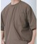 『接触冷感／撥水／イージーケア／UVカット』タスランナイロンクルーネックドロストTシャツ