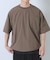 『接触冷感／撥水／イージーケア／UVカット』タスランナイロンクルーネックドロストTシャツ