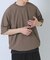 『接触冷感／撥水／イージーケア／UVカット』タスランナイロンクルーネックドロストTシャツ