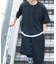『接触冷感／撥水／イージーケア／UVカット』タスランナイロンクルーネックドロストTシャツ