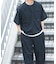 『接触冷感／撥水／イージーケア／UVカット』タスランナイロンクルーネックドロストTシャツ