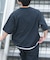 『接触冷感／撥水／イージーケア／UVカット』タスランナイロンクルーネックドロストTシャツ