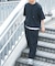 『接触冷感／撥水／イージーケア／UVカット』タスランナイロンクルーネックドロストTシャツ