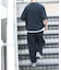 『接触冷感／撥水／イージーケア／UVカット』タスランナイロンクルーネックドロストTシャツ