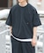 『接触冷感／撥水／イージーケア／UVカット』タスランナイロンクルーネックドロストTシャツ