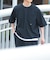 『接触冷感／撥水／イージーケア／UVカット』タスランナイロンクルーネックドロストTシャツ