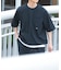 『接触冷感／撥水／イージーケア／UVカット』タスランナイロンクルーネックドロストTシャツ