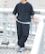 『接触冷感／撥水／イージーケア／UVカット』タスランナイロンクルーネックドロストTシャツ