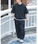 『接触冷感／撥水／イージーケア／UVカット』タスランナイロンクルーネックドロストTシャツ