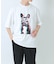 『接触冷感／吸水速乾／UVカット』DOG IN SHADES プリントTシャツ