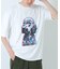 『接触冷感／吸水速乾／UVカット』DOG IN SHADES プリントTシャツ