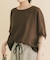 REFINED LINEN ドルマンブラウス