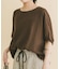 REFINED LINEN ドルマンブラウス