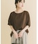 REFINED LINEN ドルマンブラウス