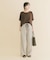 REFINED LINEN ドルマンブラウス