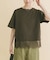 裾レースコンビTシャツ