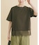 裾レースコンビTシャツ