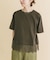 裾レースコンビTシャツ