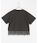 裾レースコンビTシャツ