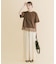 裾レースコンビTシャツ