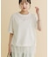 裾レースコンビTシャツ