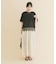 裾レースコンビTシャツ