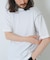 ブランケットステッチ クルーネックTシャツ