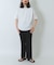 ブランケットステッチ クルーネックTシャツ