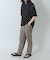 ブランケットステッチ クルーネックTシャツ