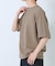 シャドーパターンキリカエ半袖Tシャツ