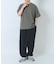 シャドーパターンキリカエ半袖Tシャツ