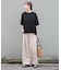 REFINED LINEN イージーパンツ