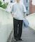 『接触冷感／吸水速乾／UVカット』多機能 Wフェイス クルーネック Tシャツ